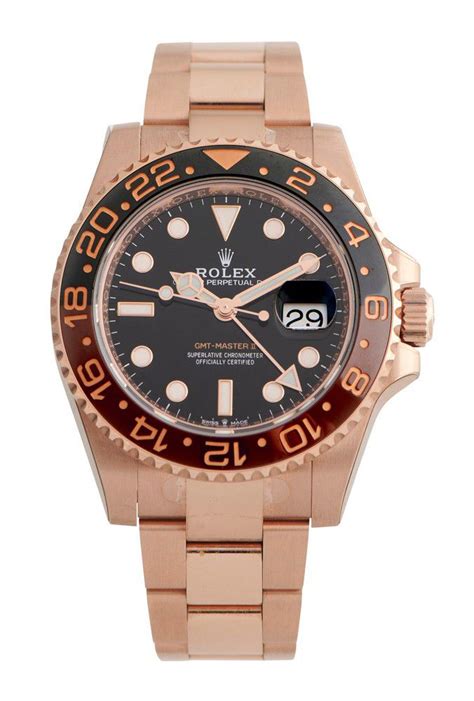 rolex gmt-master ii pink gold
